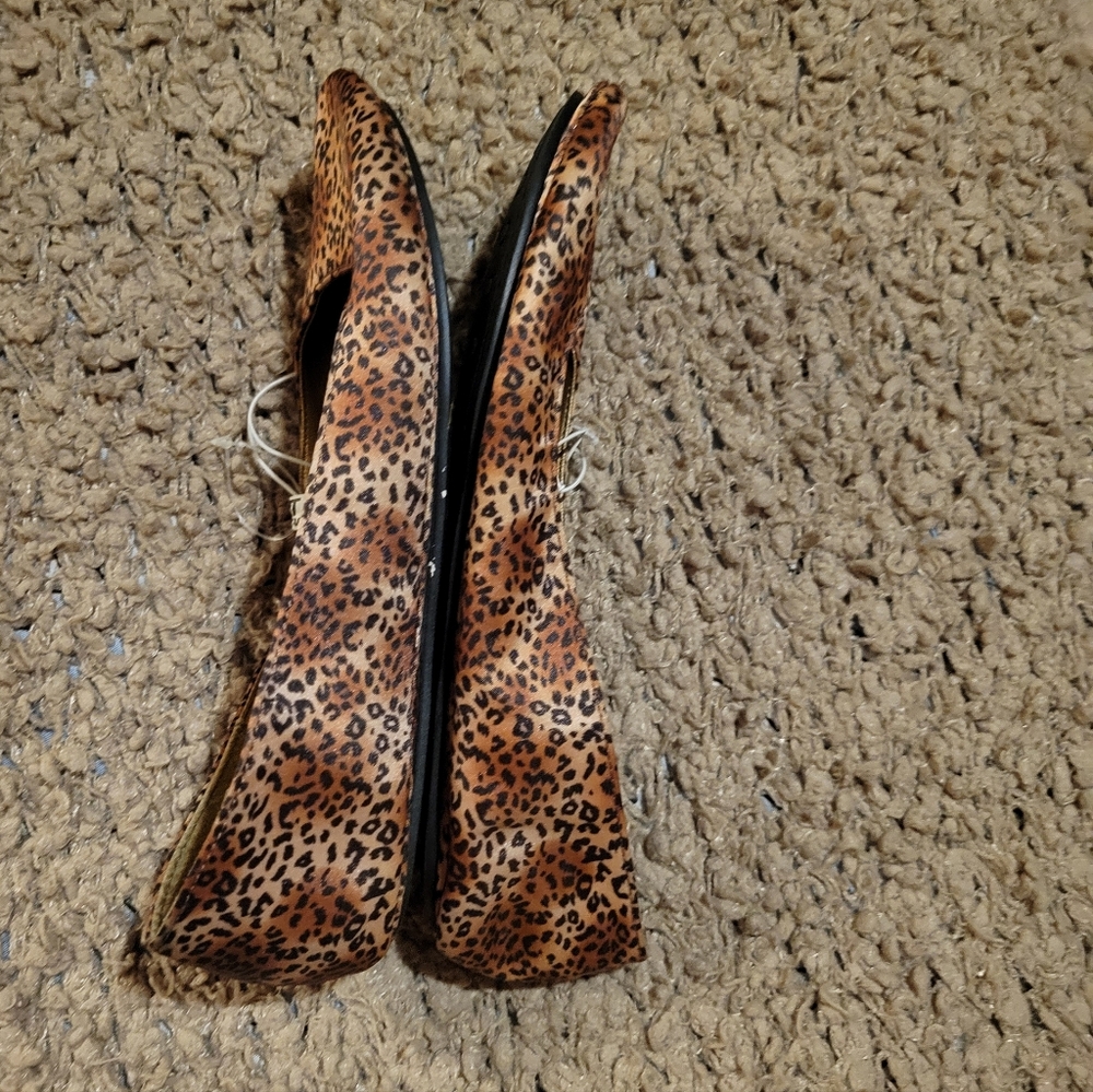 MOSSIMO SUPPLY CO Leopard Print Flat Ballet Shoes Size 6 - Picture 7 of 11